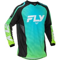Fly Racing Jersey 2026 F-16 Aqua/Black/White 