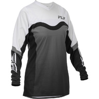 Fly Racing Jersey 2026 F-16 Grey/Black/White Womens 