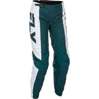 Fly Racing Pants 2026 F-16 Teal/White/Gold Womens 