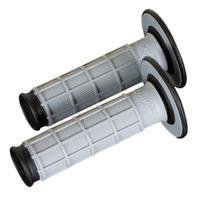 Renthal Grey/Black Dual Compound Full Waffle MX Grips