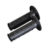 Renthal Black/Black Ultra Tacky Half Waffle MX Grips