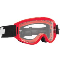 Spy Goggles Breakaway Red - Clear w/ Posts