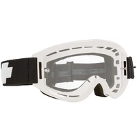 Spy Goggles Breakaway White - Clear w/ Posts