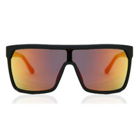Spy Sunglasses Flynn Soft Matte Black/Red - Happy Gray