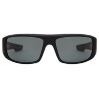 Spy Sunglasses Logan Soft Matte Black - Happy Green