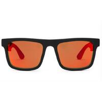 Spy Sunglasses The Fold Matte Black - Bronze w/ Red Spectra