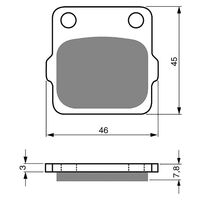 Goldfren Brake Pads GF007K5