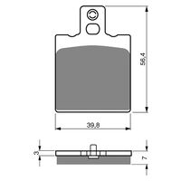 Goldfren Brake Pads GF038K5