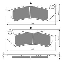 Goldfren Rear Brake Pads for Honda CBR1000F 1993-2000 (S3 X2)