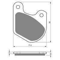 Goldfren Brake Pads GF062S3