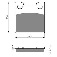 Goldfren Brake Pads GF129S3