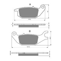 Goldfren Front Brake Pads for Yamaha YZF R15 2011-2014 (S3 X2)
