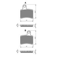 Goldfren Rear Brake Pads for BETA 270 REV 2T 2004-2008 (K5 X2)