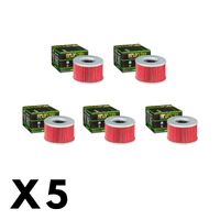 5 Pack Hiflo Oil Filter for Kawasaki KLX250R 1993-1996