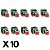 10 Pack Hiflo Oil Filter for Honda GROM 125 ABS/MSX125A 2021-2022