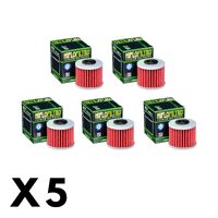 5 Pack Hilfo Filtro Oil Filter HF117