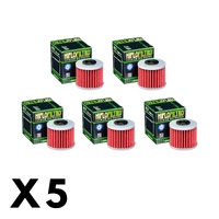 5 Pack Hiflo Oil Filter for Honda GROM 125 ABS/MSX125A 2021-2022