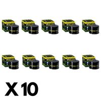 10 Pack Hiflo Oil Filter for Kawasaki Ninja H2 Carbon/ZX1002J 2019-2020 (W/Nut)