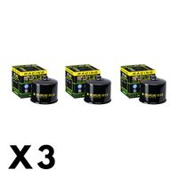 3 Pack Hilfo Filtro Oil Filter HF124RC