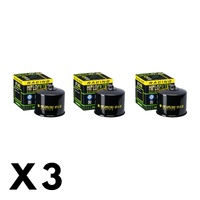 3 Pack Hiflo Oil Filter for Kawasaki Ninja H2/ZX1002J 2022 (W/Nut)
