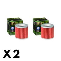 2 Pack Hiflo Oil Filter for Kawasaki GPZ250 Belt Drive/EX250 1983-1985