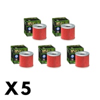5 Pack Hiflo Oil Filter for Cagiva 600 W16 Dual Sport 1994-1997