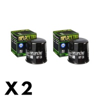 2 Pack Hiflo Oil Filter for Kawasaki KAF300 Mule 550 1997-2003