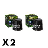 2 Pack Hiflo Oil Filter for Kawasaki MULE SX 4x4 XC KAF400X 2017-2021