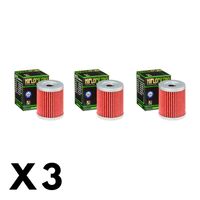 3 Pack Hilfo Filtro Oil Filter HF132