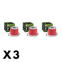 3 Pack Hiflo Oil Filter for Suzuki GF250S 4 Cyl 1988