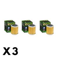 3 Pack Hiflo Oil Filter for Yamaha Kodiak 400 4x4 YFM400FW 1993-1996
