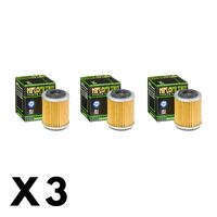 3 Pack Hiflo Oil Filter for Yamaha XT350 1992-1998
