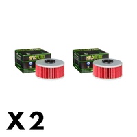 2 Pack Hilfo Filtro Oil Filter HF144