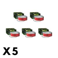 5 Pack Hiflo Oil Filter for Yamaha XS1100 1978-1980