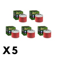 5 Pack Hilfo Filtro Oil Filter HF151