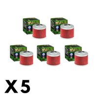 5 Pack Hiflo Oil Filter for BMW F 650 GS Single 1999-2009