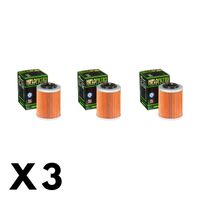 3 Pack Hilfo Filtro Oil Filter HF152