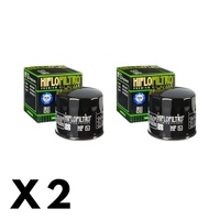 2 Pack Hiflo Oil Filter for Bimota DB2 900 1993-1995