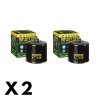 2 Pack Hiflo Oil Filter for Bimota DB2 900 1993-1995 (W/Nut)