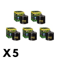 5 Pack Hiflo Oil Filter for Bimota DB3 Mantra 900 1995-1999 (W/Nut)