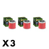 3 Pack Hilfo Filtro Oil Filter HF154