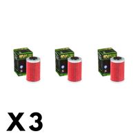 3 Pack Hilfo Filtro Oil Filter HF155