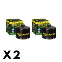 2 Pack Hiflo Oil Filter for BMW HP4 RACE 2018 (W/Nut)