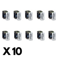 10 Pack Hiflo Chrome Oil Filter for Harley 1340 FXDC Dyna Glide Custom 1991-1998