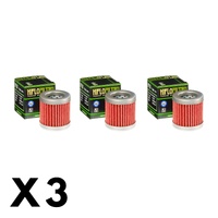 3 Pack Hilfo Filtro Oil Filter HF181