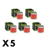 5 Pack Hilfo Filtro Oil Filter HF181