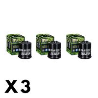 3 Pack Hiflo Oil Filter for Piaggio Fly 150 2V 4T 2008-2012