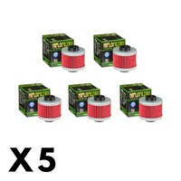 5 Pack Hiflo Oil Filter for Aprilia 150 Leonardo 2002-2004