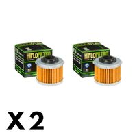 2 Pack Hiflo Oil Filter for Italjet 200 Dragster 2022