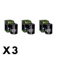 3 Pack Hiflo Oil Filter for Victory Highball 2012-2017